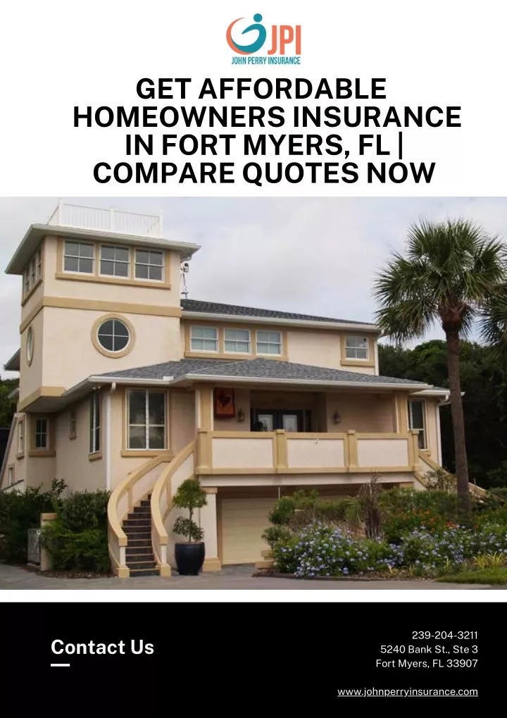 get affordable homeowners insurance in fort myers