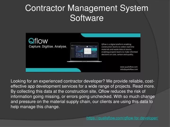 contractor management system software