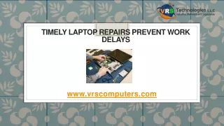 timely laptop repairs prevent work delays