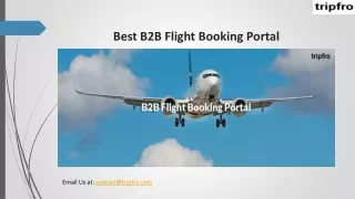 best b2b flight booking portal