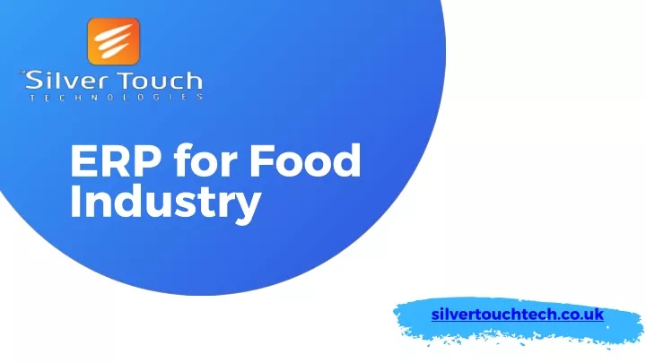 erp for food industry