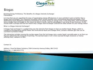 biogas