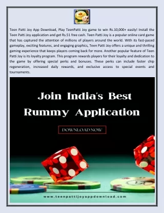 Teen Patti Joy Tournament