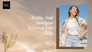 Classic And Timeless Scarves For Sale