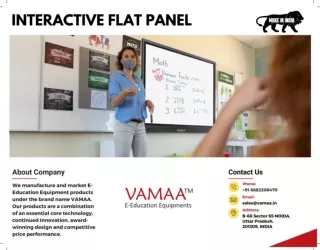 Best Interactive Flat Panel | VAMAA