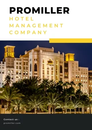 ProMiller - Hotel Management Company