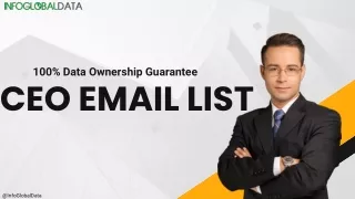 Reach the top with CEO email marketing –InfoGlobalData