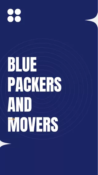 bLUE PACKERS AND MOVERS