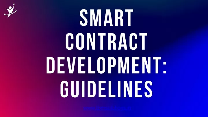 smart contract development guidelines