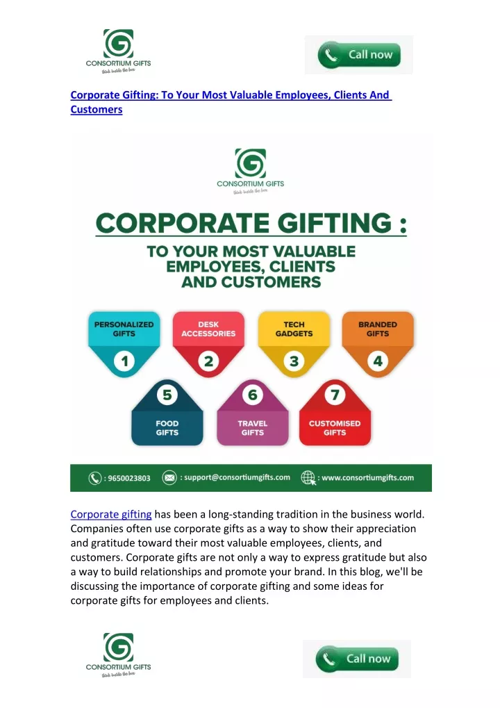 corporate gifting to your most valuable employees