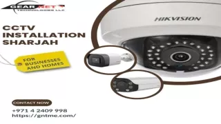 CCTV Installation Sharjah