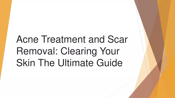 acne treatment and scar removal clearing your