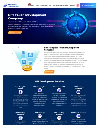 NFT Token Development Company | Build NFT Token and Make Money!