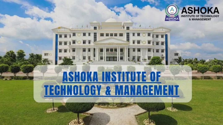 ashoka institute of technology management