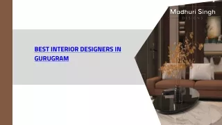 Best Interior Designers In Gurugram(MSD)