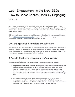 user engagement is the new seo how to boost