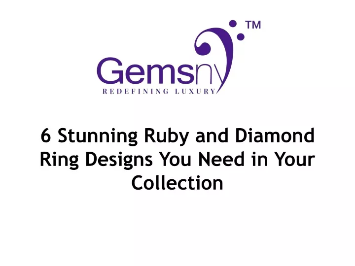 6 stunning ruby and diamond ring designs you need in your collection