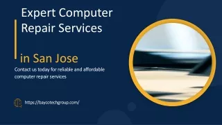 Expert Computer Repair Services in San Jose
