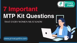 7 Important MTP Kit  Questions That Every Women Must Know