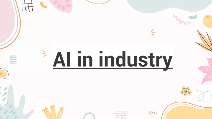 ai in industry