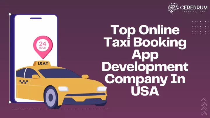 top online taxi booking app development company