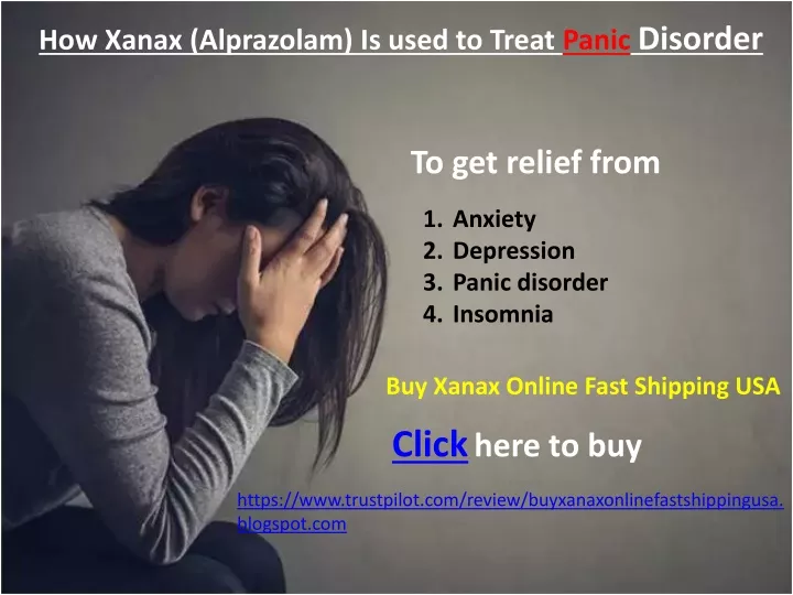 how xanax alprazolam is used to treat panic
