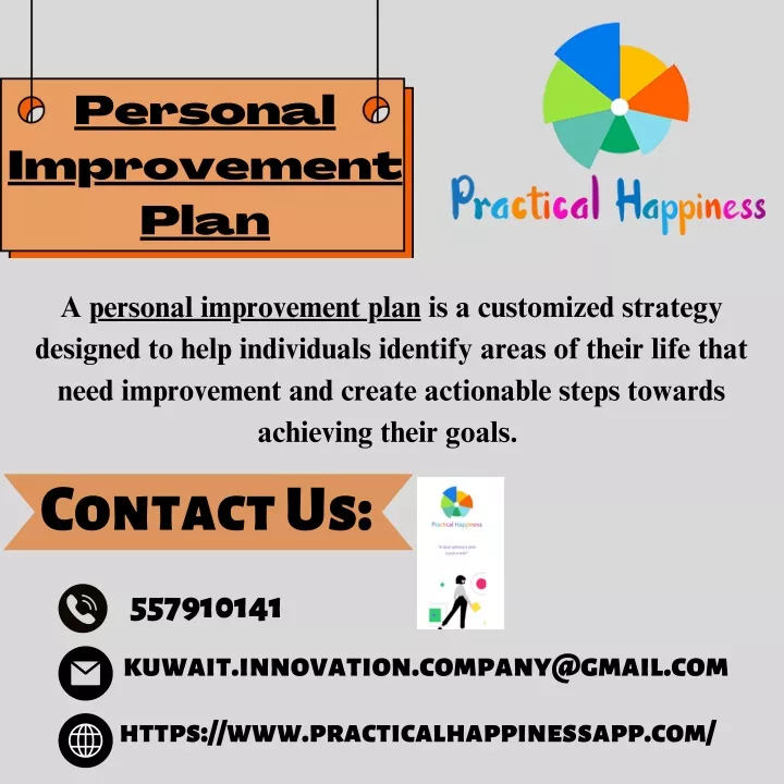 personal improvement plan
