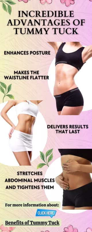Incredible Advantages of Tummy Tuck