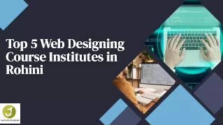 Top 5 web designing course institutes in Rohini