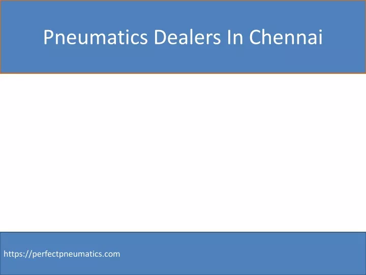 pneumatics dealers in chennai