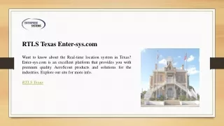 rtls texas enter sys com