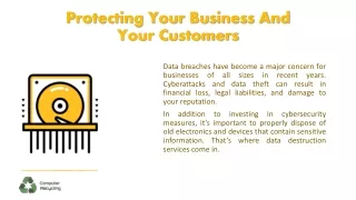 Data Destruction Service Massachusetts