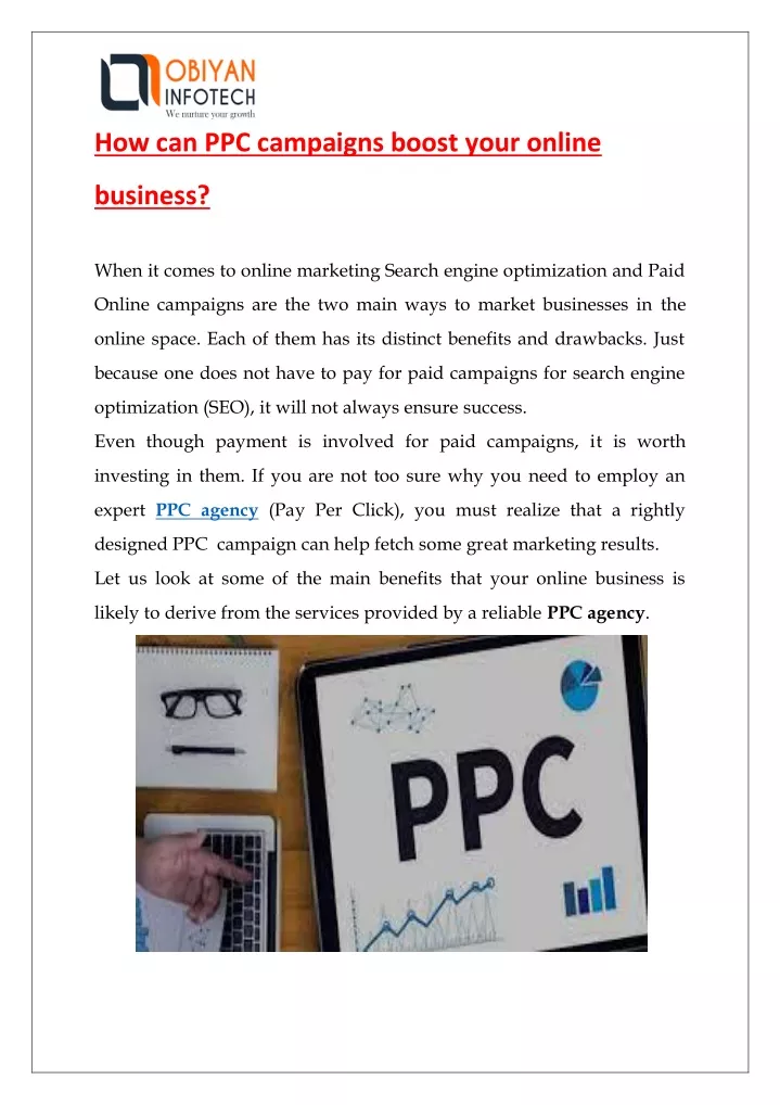 how can ppc campaigns boost your online