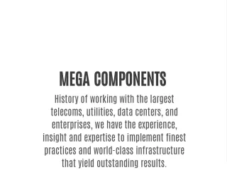 MEGA COMPONENTS