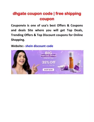 dhgate coupon code | free shipping coupon