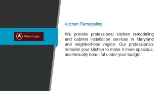 Professional Kitchen Remodeling Services in Maryland