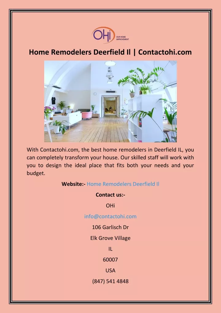 home remodelers deerfield il contactohi com