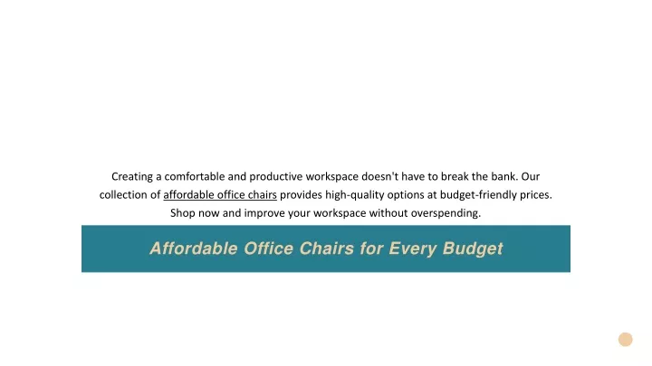 affordable office chairs for every budget