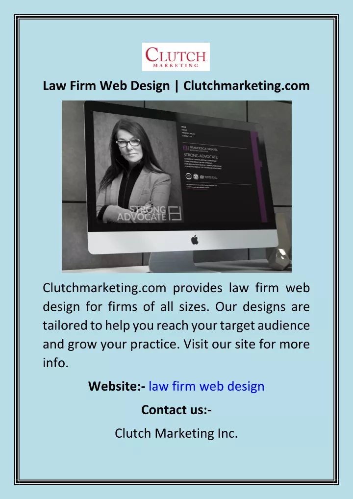 law firm web design clutchmarketing com