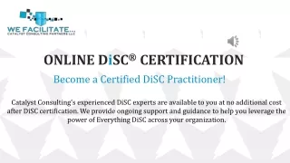 DiSC Certification | Online DiSC Assessment Certification