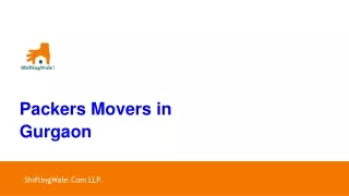 Packers Movers in Gurgaon, Movers Packers in Gurgaon