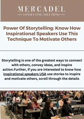 Find the Top Inspirational Speakers in the USA
