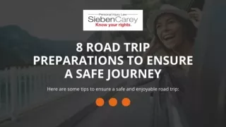 8 Road Trip Preparations to Ensure a Safe Journey