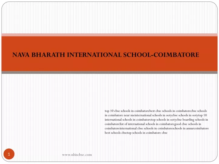 nava bharath international school coimbatore