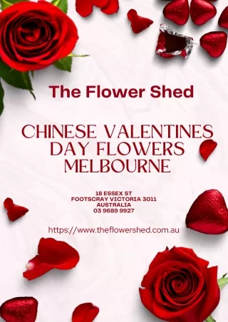 Chinese Valentines Day Flowers Melbourne