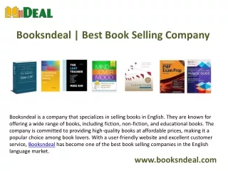 Booksndeal | Best Book Selling Company