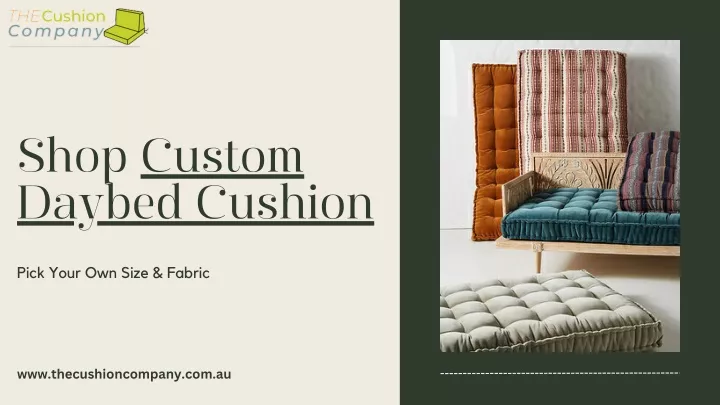 shop custom daybed cushion