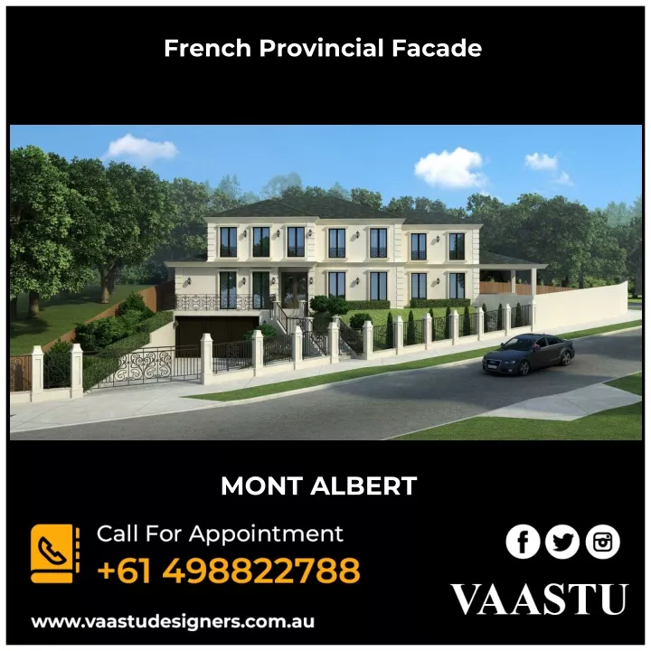 french provincial facade