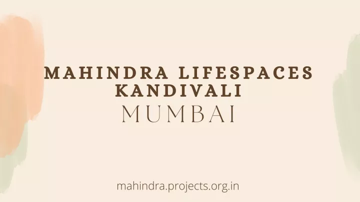 mahindra lifespaces kandivali m u m b a i