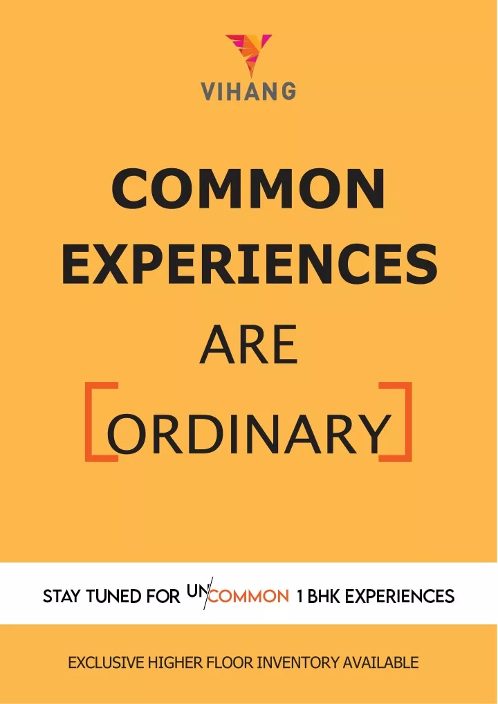 common experiences are ordinary